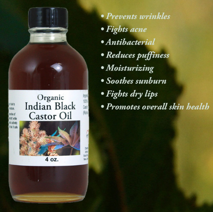 Organic Indian Black Castor Oil