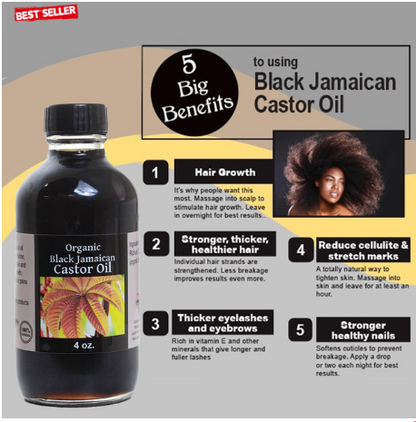 Organic Jamaican Black Castor Oil