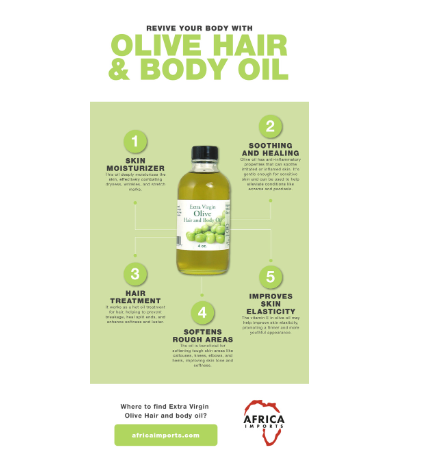 Olive Oil Hair & Body Oil