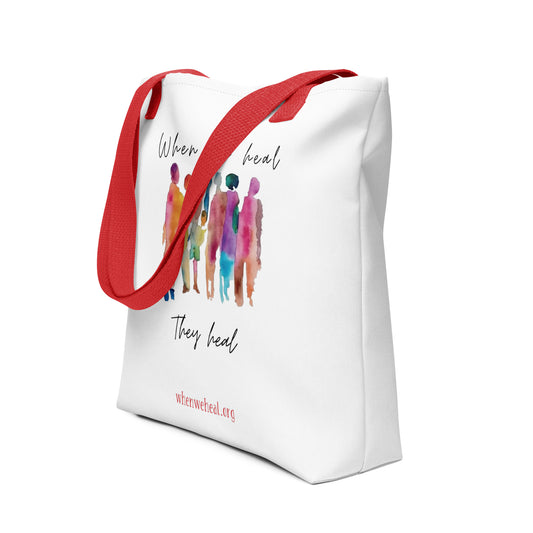 When We Heal Tote bag